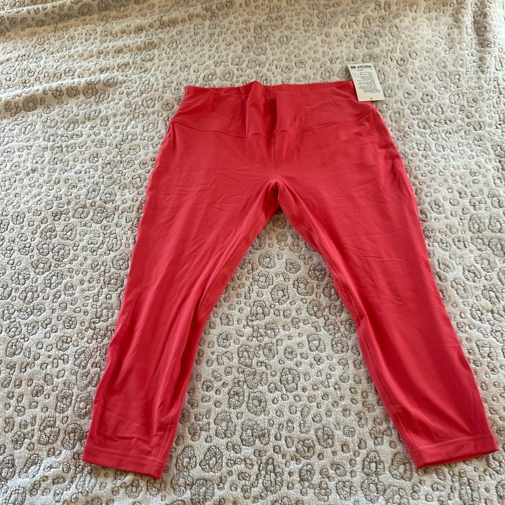 NWT Lululemon Align Highrise 25” Women’s Size 20 Vibrant Leggings - Picture 1 of 7